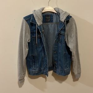 Jean sweater jacket